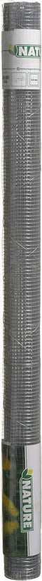 Nature - Verzinkt staal gaas - 0,5 x 2,5m - Grijs - 13 x 13mm mazen