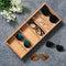 Natuurlijk bamboe Brillen doos Zonnebrillen Zonnebril/ Leesbrillen Doos Opbergdoos Lade Display Showcase Organizer Box