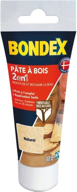 Natuurlijke houtpasta - BONDEX - 420480 - 80 g