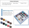 Natuurlijke rotsen set - 20 stuks - Decoratieve steen collectie - Mineralen - Felle kleuren