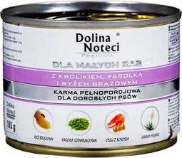 Natvoer Dolina Noteci Premium Groene bonen Konijnenvlees 185 g