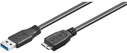 Ewent EC1016 - USB-kabel 3.0 - 1,8 m - Zwart