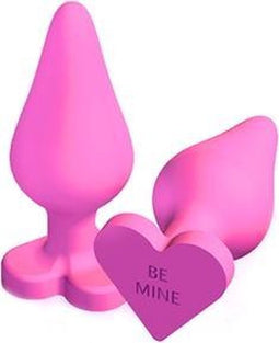 Naughty candy heart - be mine - Buttplug - Blush