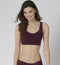 Sloggi Zero Feel Top - Dames - Zacht gevulde cups - Bordeaux - L