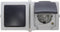 Nautic Combinatie Wip - Stopcontact - IP44 - met Randaarde - Horizontaal - Antraciet / Wit