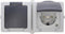 Nautic Dubbel Stopcontact - IP44 - met Randaarde - Horizontaal - Antraciet / Wit