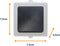 Nautic Wisselschakelaar opbouw - spatwaterdicht - antraciet/wit - IP44