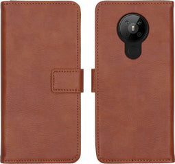 iMoshion Hoesje Geschikt voor Nokia 5.3 Hoesje Met Pasjeshouder - iMoshion Luxe Bookcase - Bruin