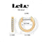 LeLu Oorringen - Cuff Oorhangers - Goldplated - Zirkonia Kristallen - Goudkleurig - 12mm