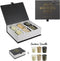 Geurkaarsen Geschenkset - 6 stuks - Vanille geur - Zwart/Goud