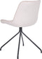 NAVASOTA - Eetkamerstoel set van 2 - Beige - Fluweel