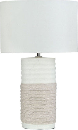 NAVIA - Tafellamp - Wit - Porselein