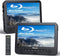 NAVISKAUTO 10.1'' Blu-ray Draagbare DVD-speler met Twee Schermen voor in de Auto