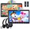 NAVISKAUTO - Dubbele 10,5 inch Draagbare DVD-speler voor de Auto - Slot-in Ontwerp - Hoofdsteunmonitor met HDMI - 1080p HD - Regiovrij