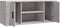 vidaXL - Tv-meubel - 100x35x40 - cm - bewerkt - hout - grijs - sonoma - eikenkleurig