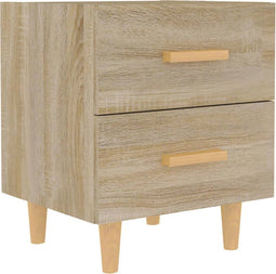 vidaXL - Nachtkastje - 40x35x47,5 - cm - sonoma - eikenkleurig