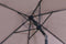 Feel furniture - Parasol - Kantelbaar - 3 meter - Taupe