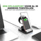 iSetchi Draadloze Oplader 3-in-1 - 15 W Snelladen - Qi Compatibel - Zwart