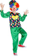 dressforfun - jongenskostuum clown Freddy 104 - glanzende satijnen broek en shirt - baseball cap