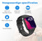 Nuvance Smartwatch - Heren & Dames - Stappenteller & Hartslagmeter - Zwart
