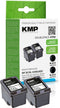 KMP 1719,4021 - Inktcartridges - Zwart - (2 stuks)