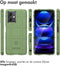 imoshion Hoesje Geschikt voor Xiaomi Poco X5 5G Hoesje Siliconen - imoshion Rugged Shield Backcover - Groen