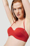 O'Neill Havaa Mix - Bikinitopje - Bandeau met afneembaar nekbandje - Bossa Nova Red