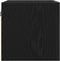 vidaXL - Wand-tv - kasten - 2 - stuks - Zwart - Eiken - 30,5x30x30 - cm