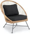 the outsider loungestoel emily - naturel