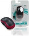 Logitech M185 - Draadloze Muis - 12 maanden batterijduur - Rood