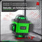 HGLINE 4D 16-lijn Kruislijnlaser - Zelfnivellerende 360° Groene laser - Incl. 2x accu & draagtas