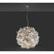 Trio leuchten Pinwheel - Hanglamp - 9 lichtpunten E14 - Aluminium kleurig
