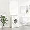 vidaXL - Wasmachinekast - 64x25,5x190 - cm - sonoma - eikenkleurig