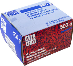 Elastieken Alco 200x6mm 500 gram in doos natuur