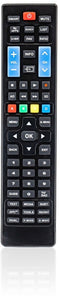 Ewent EW1575 - Afstandsbediening voor Smart-tv - Drukknoppen - Zwart