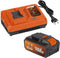 Dual Power POWDP9064 - Batterij & lader set - 2x20V 5.0Ah 2.5Ah - 4A lader (1 set)