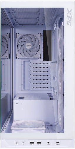 XPG Invader X BTF - Tower Behuizing - Gehard Glas - Wit