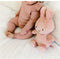 Nijntje Knuffel - 30 cm - Zachte stof met bloemetjes - Roze