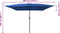 vidaXL - Vierkante - Tuin - Parasol - 295x245 - cm - Azuurblauw