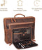 Donbolso® San Francisco - Schoudertas 17 inch - Nappa leer - Vintage Brown