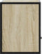 vidaXL - Nachtkastjes - 2 - st - wandgemonteerd - 40x31x39,5cm - sonoma - eikenkleur