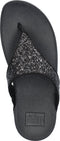 FitFlop Lulu Glitter - Teenslippers - Microwobbleboard zool - Zwart