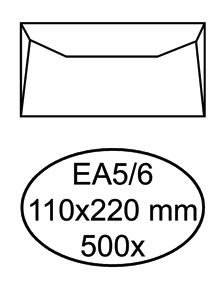 Hermes - Envelop hermes bank ea5/6 110x220 500st wit