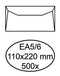 Hermes - Envelop hermes bank ea5/6 110x220 500st wit