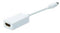 Assmann AK-340411-001-W - DisplayPort naar HDMI Adapter - Mini-DisplayPort stekker - Wit 15 cm