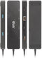 Club 3D CSV-1584 - 6-in-1 Dual Displays Portable Dock - USB3.2 Gen2 Type-C 4K60Hz - Zwart