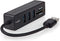 Nedis CCGB61250BK01 - USB-hub 3x USB 3.2 Gen 1 5 Gbps - Zwart