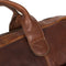 Justified leren aktetas cognac
