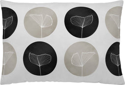 Kussenhoes Bank Decoratie Zwart Wit Beige (50 x 30 cm)
