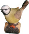 Tuinbeeld Vogel poly sensor 10x7x12cm (1 stuk) assorti